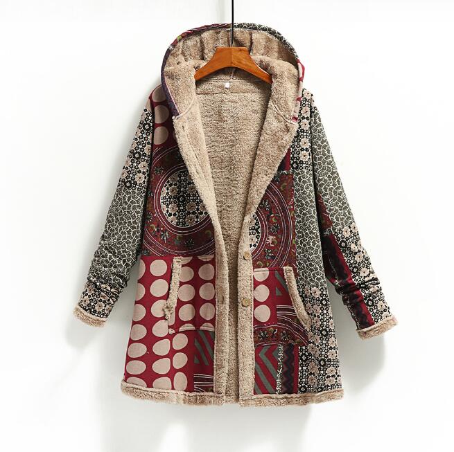 Women Cotton Winter Coat 2023  - Sherpa Coat Women のレビューと価格