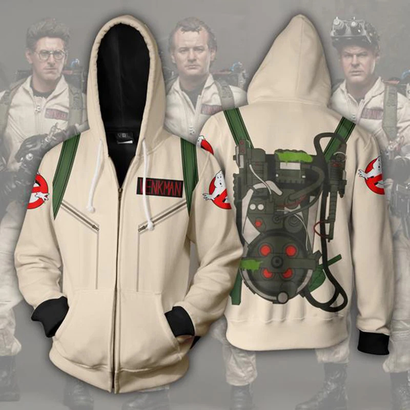 Fashion Ghost busters Zip up H - Women'S Fashion Sweatshirts のレビューと価格