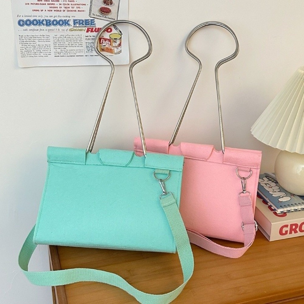 Large-Capacity Felt Binder Cli - Women Fashion Fun のレビューと価格