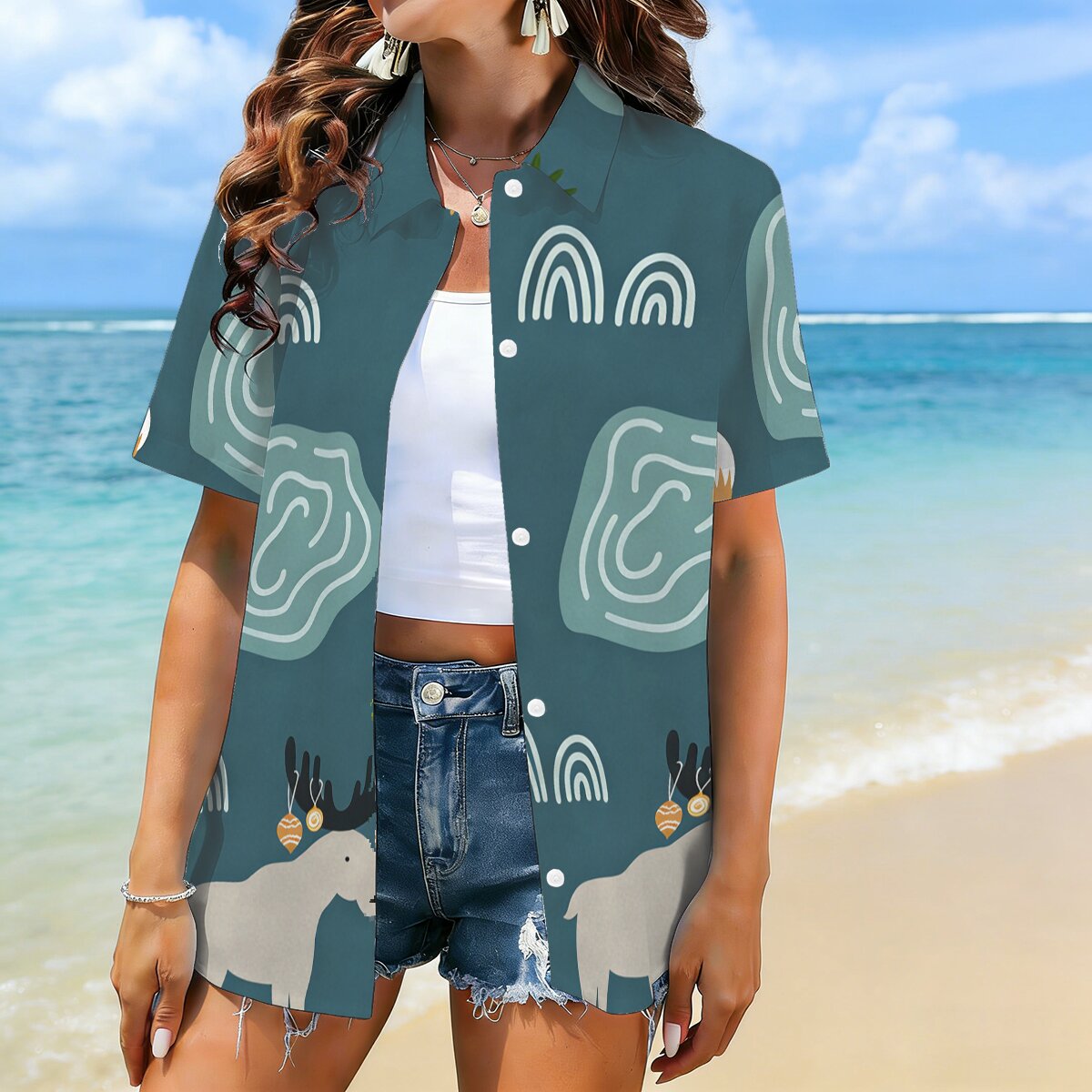 Fashion plus size women's shor - Women Fashion Fun のレビューと価格
