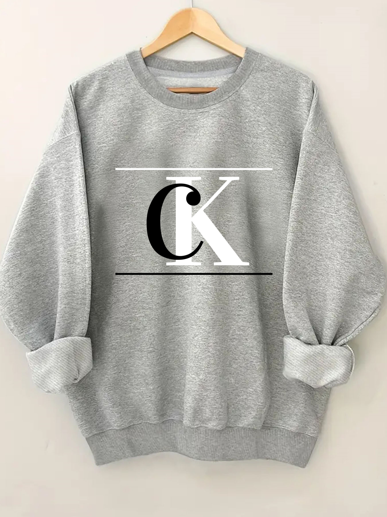 Fashionable Geometric Letter P - Women'S Fashion Sweatshirts のレビューと価格