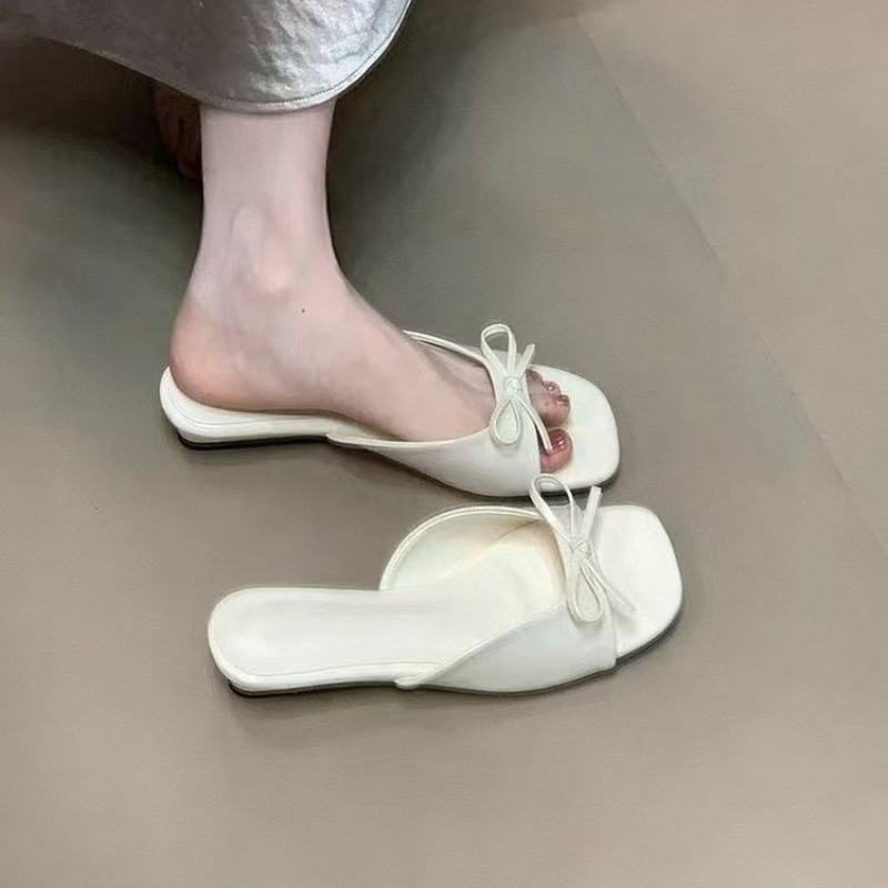 Fashion Bow Open Toe Slippers  - Women'S Fashion Spring Summer 2026 のレビューと価格