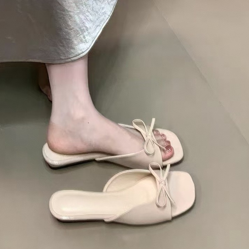 Fashion Bow Open Toe Slippers  - Women'S Fashion Spring Summer 2026 のレビューと価格