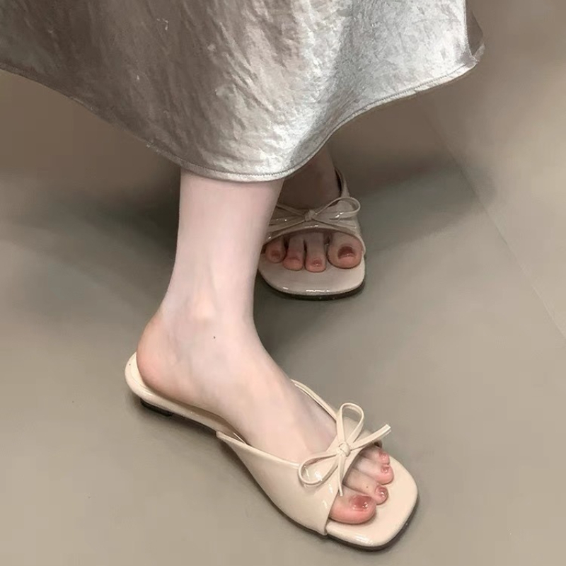Fashion Bow Open Toe Slippers  - Women'S Fashion Spring Summer 2026 のレビューと価格