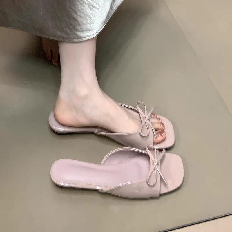 Fashion Bow Open Toe Slippers  - Women'S Fashion Spring Summer 2026 のレビューと価格