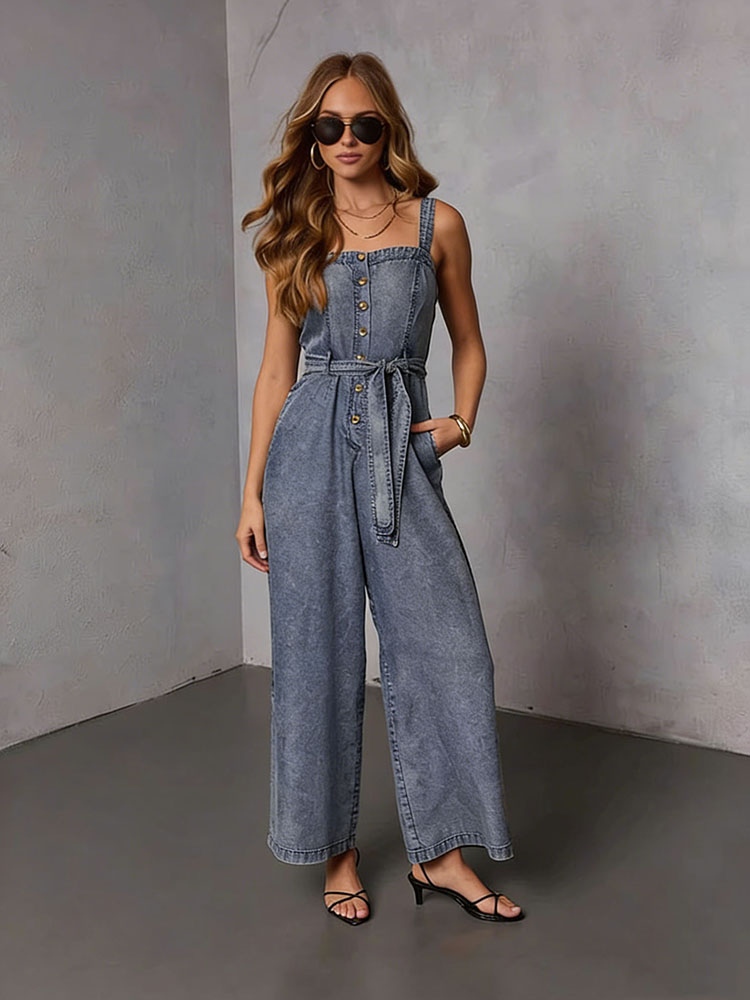 Summer Vintage Women Denim Jum - Women'S Fashion Overalls のレビューと価格
