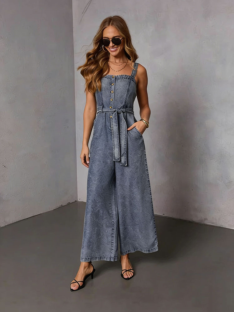 Summer Vintage Women Denim Jum - Women'S Fashion Overalls のレビューと価格