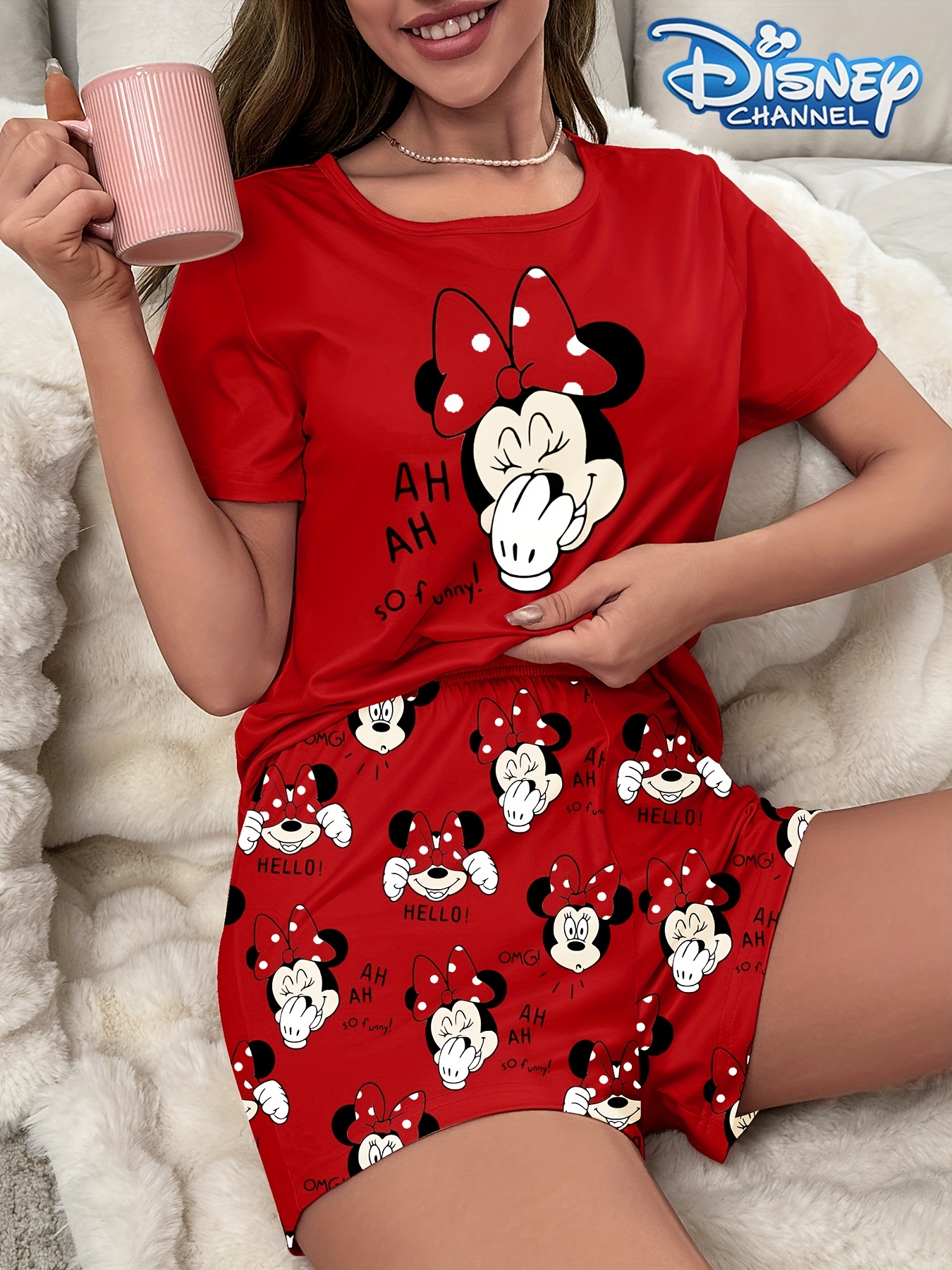 Women's pajama set with cute D - Women Fashion Images のレビューと価格