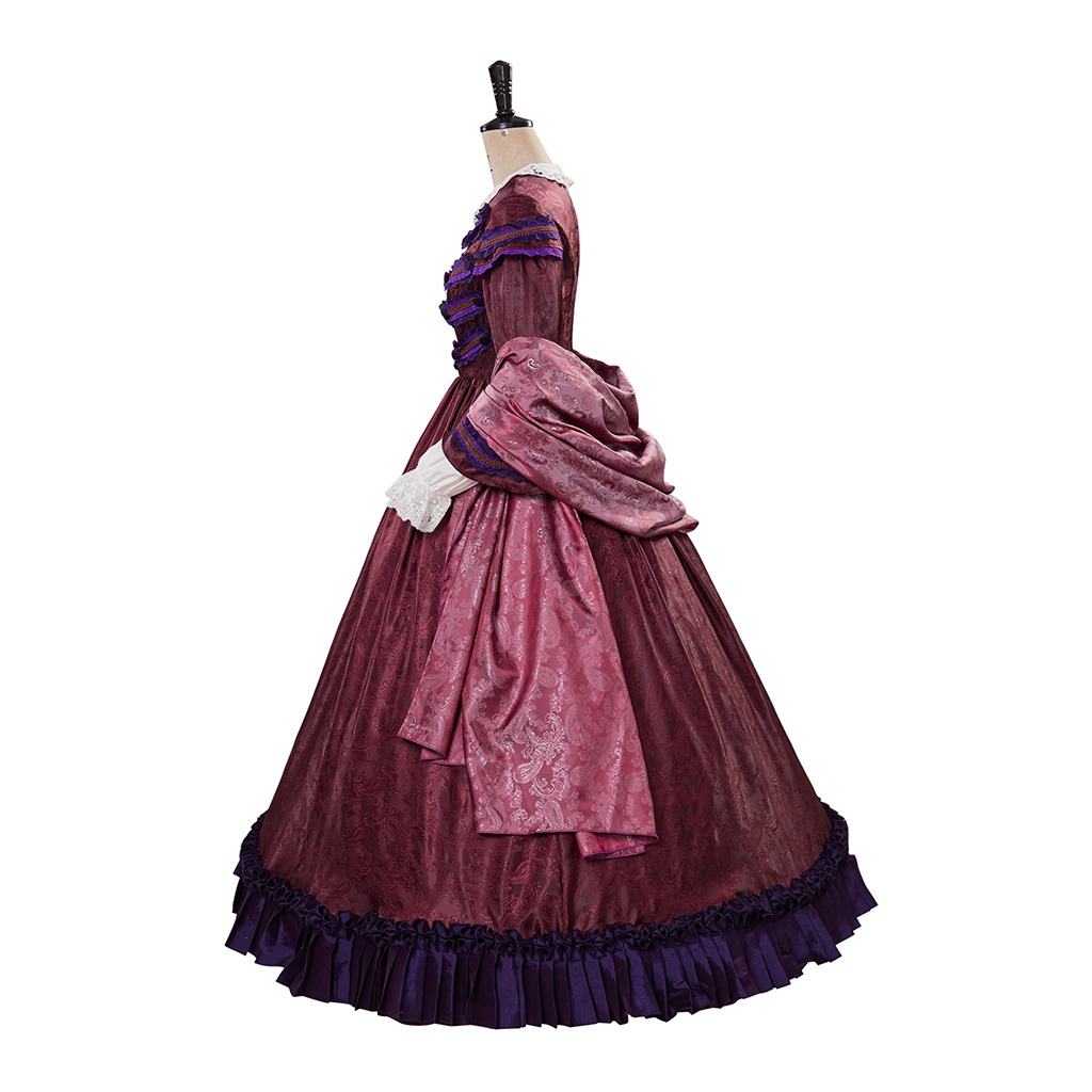 Movie Lincoln Cosplay Mary Tod - Women Fashion Gown のレビューと価格