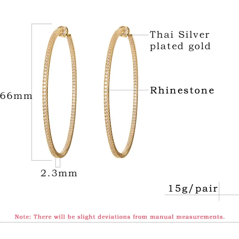 20/40/65mm Over Sized Huge Gol - Women Fashion Over 40 のレビューと価格