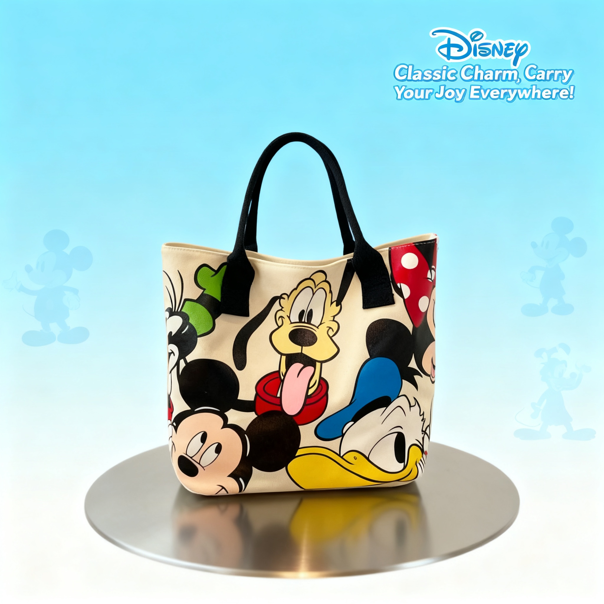 Disney Mickey Mouse Minnie Lar - Canvas Tote Bag のレビューと価格
