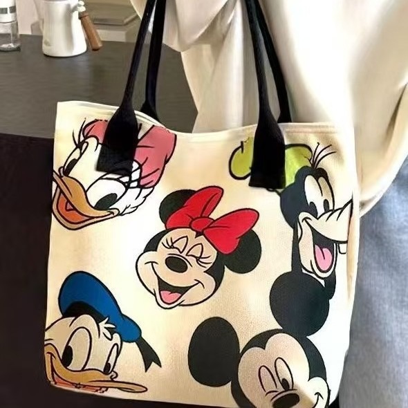 Disney Mickey Mouse Minnie Lar - Canvas Tote Bag のレビューと価格