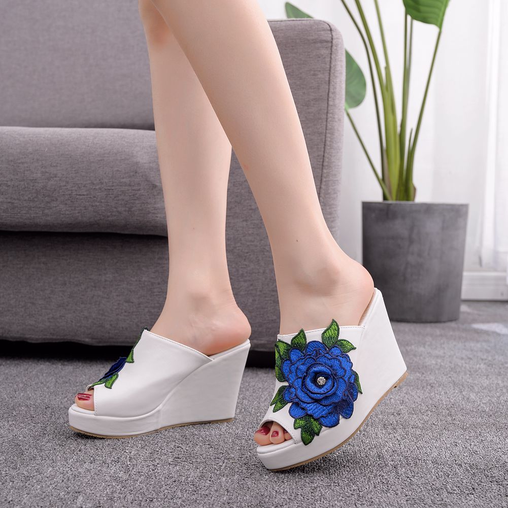 Womens Flower Open Toe Fashion - Women Queen Fashion のレビューと価格