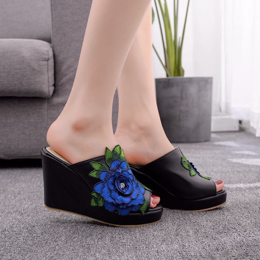 Womens Flower Open Toe Fashion - Women Queen Fashion のレビューと価格
