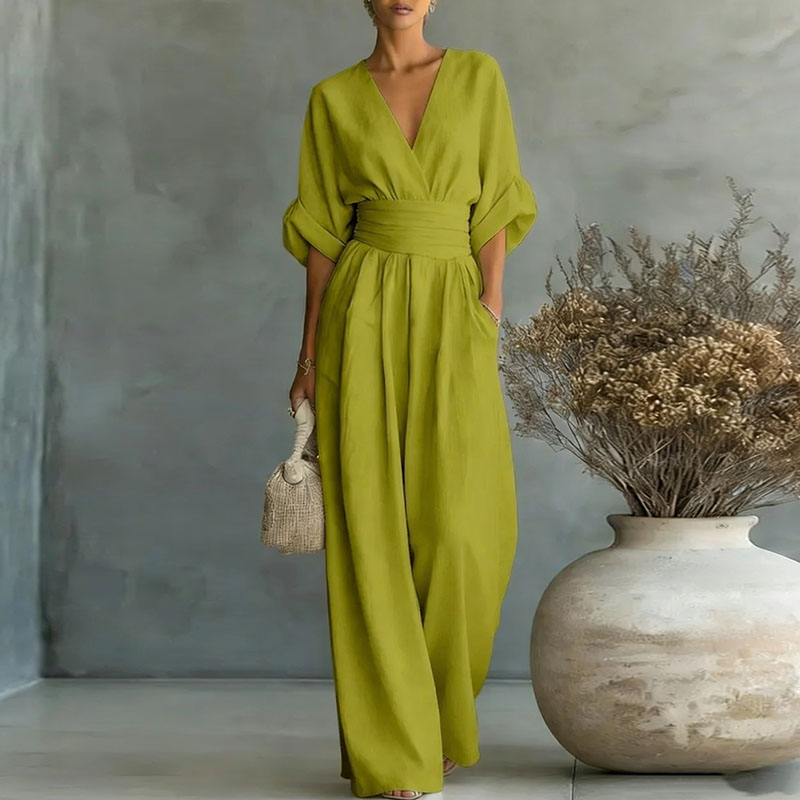 2026 Spring Deep V Neck Women' - Women'S Fashion Overalls のレビューと価格