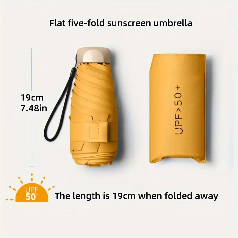 Small Folding Umbrella Sun Wom - Women'S Fashion Umbrella のレビューと価格