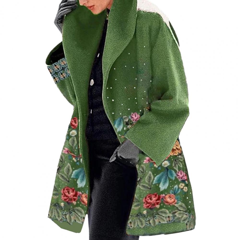 Spring Jacket Elegant Flower P - Sherpa Coat Women のレビューと価格