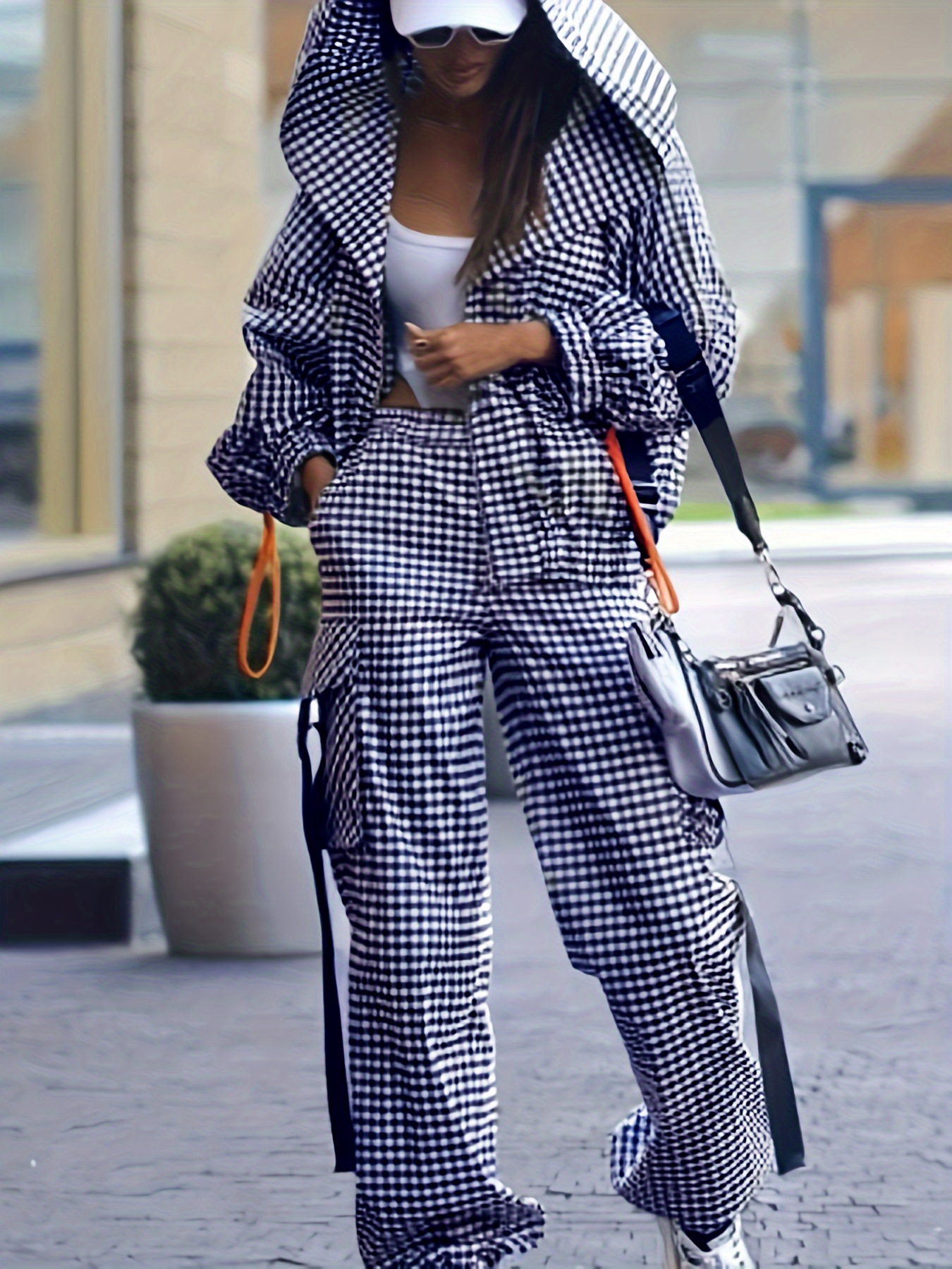 Spring Autumn Casual Plaid Pri - Women'S Fashion Zip Hoodie のレビューと価格