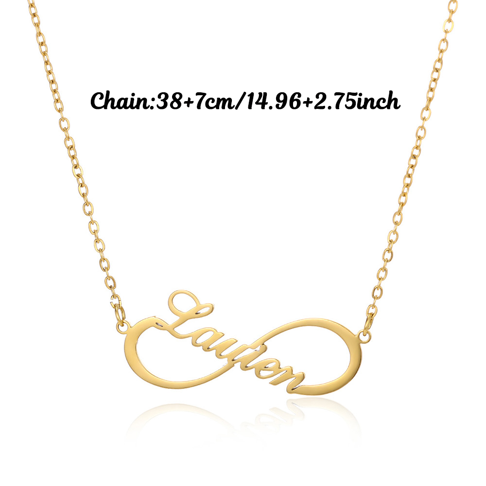 Custom Name Infinity Necklaces - Women Fashion Names のレビューと価格