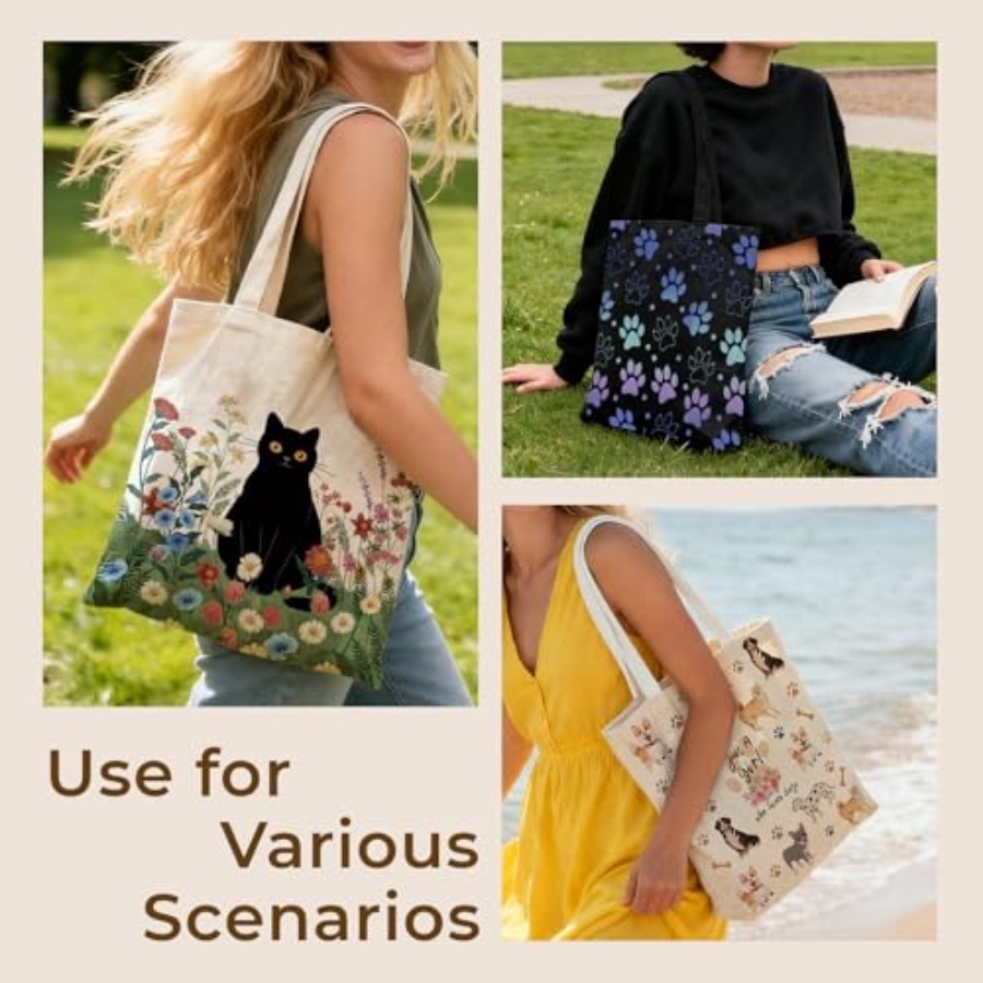 Cute Aesthetic Canvas Tote Bag - Canvas Tote Bag のレビューと価格