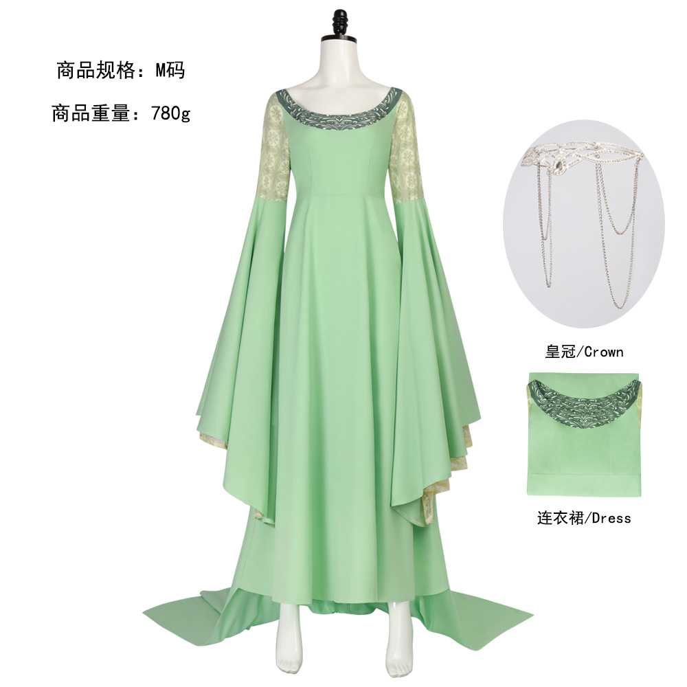 Halloween Costumes Arwen Cospl - Women Queen Fashion のレビューと価格