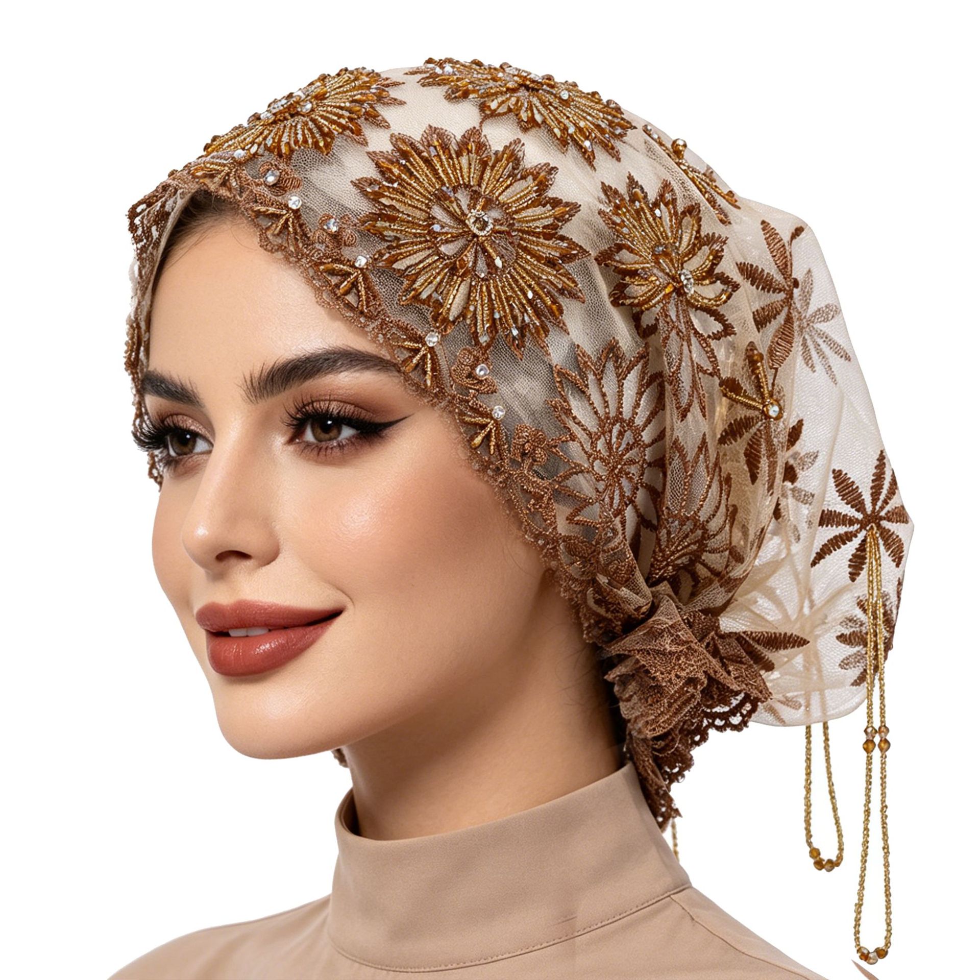 Women's Hijab Hats Muslim Eleg - Women Fashion Hats のレビューと価格