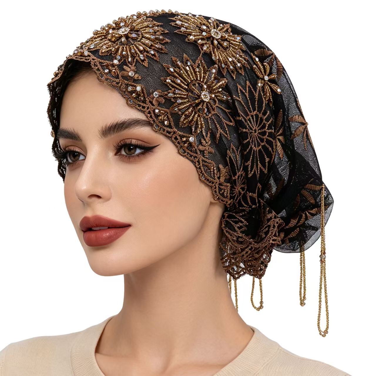 Women's Hijab Hats Muslim Eleg - Women Fashion Hats のレビューと価格