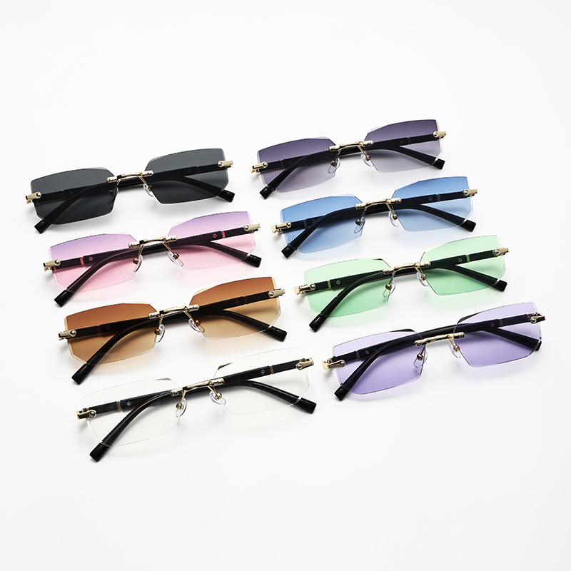 Trendy Rimless Sunglasses Wome - Women'S Fashion Eyeglasses のレビューと価格