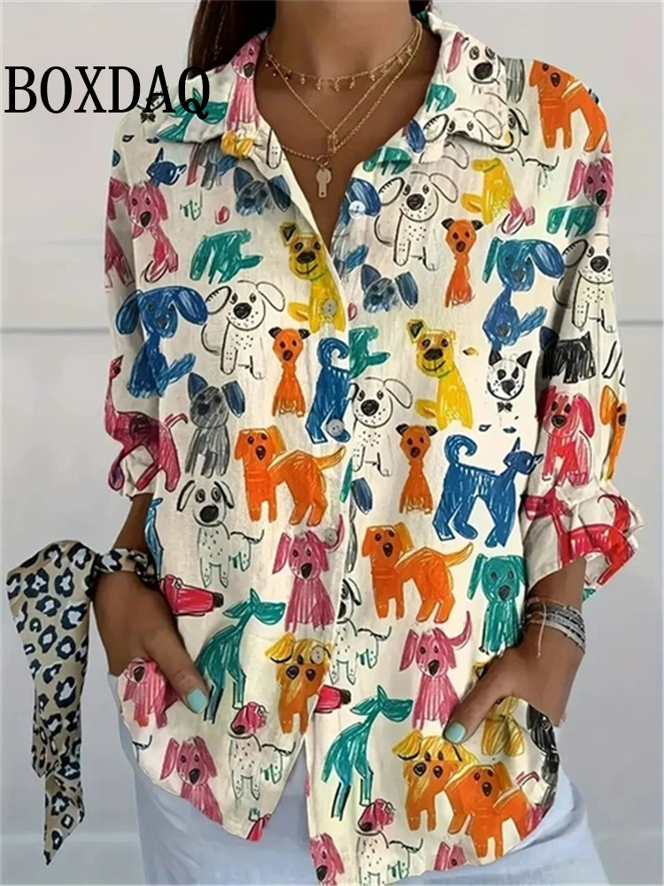 New Women's Spring Shirt Fun P - Women Fashion Fun のレビューと価格