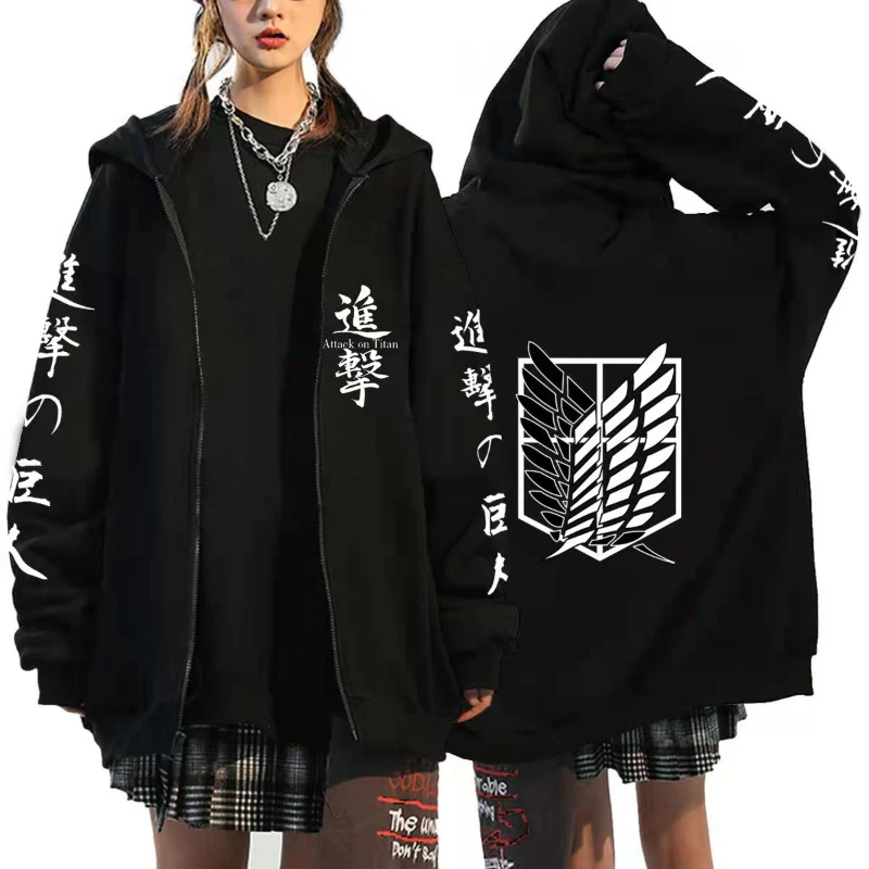 Anime Zipper Hoodie Sports Coa - Women'S Fashion Zip Hoodie のレビューと価格