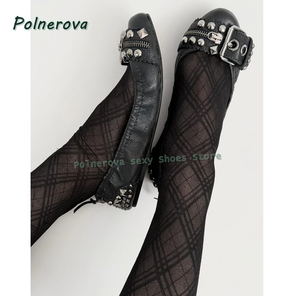 Rivet Belt Buckle Mary Jane Sh - Women'S Fashion Spring Summer 2026 のレビューと価格
