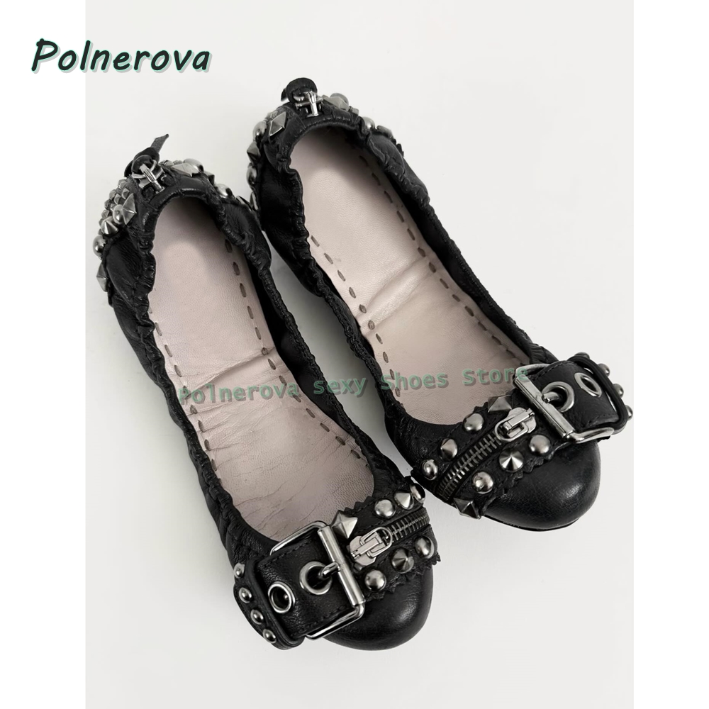 Rivet Belt Buckle Mary Jane Sh - Women'S Fashion Spring Summer 2026 のレビューと価格