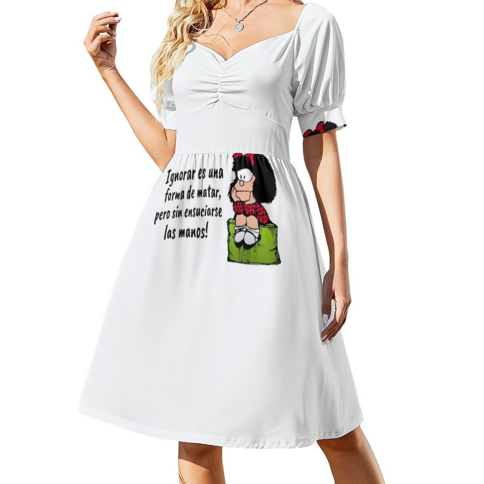 Spanish Quotes And Mafalda Com - Women Fashion Gown のレビューと価格