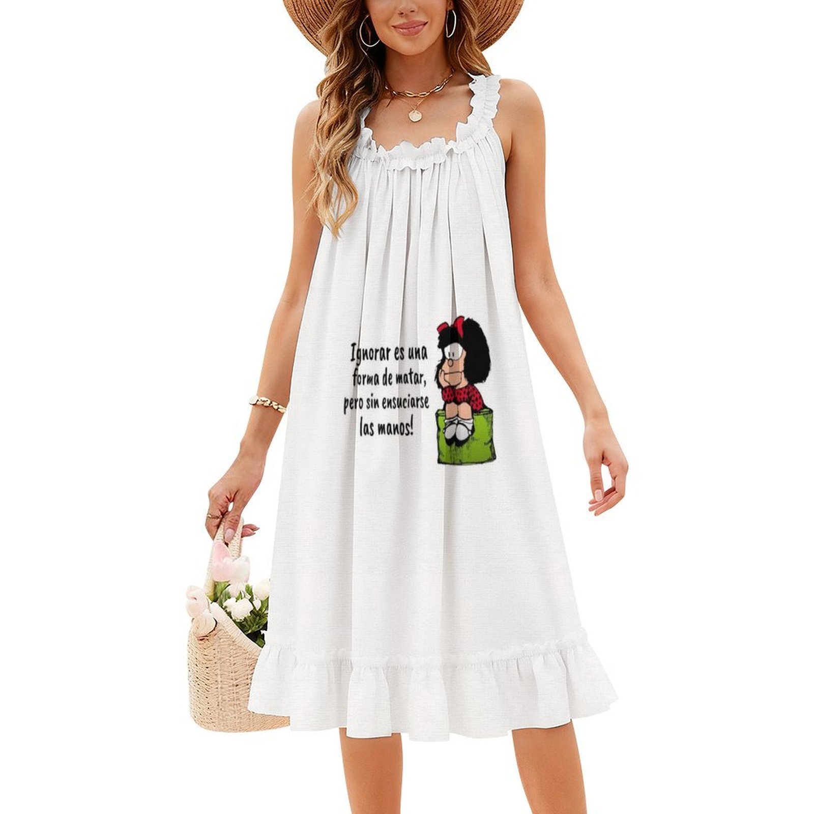 Spanish Quotes And Mafalda Com - Women Fashion Gown のレビューと価格