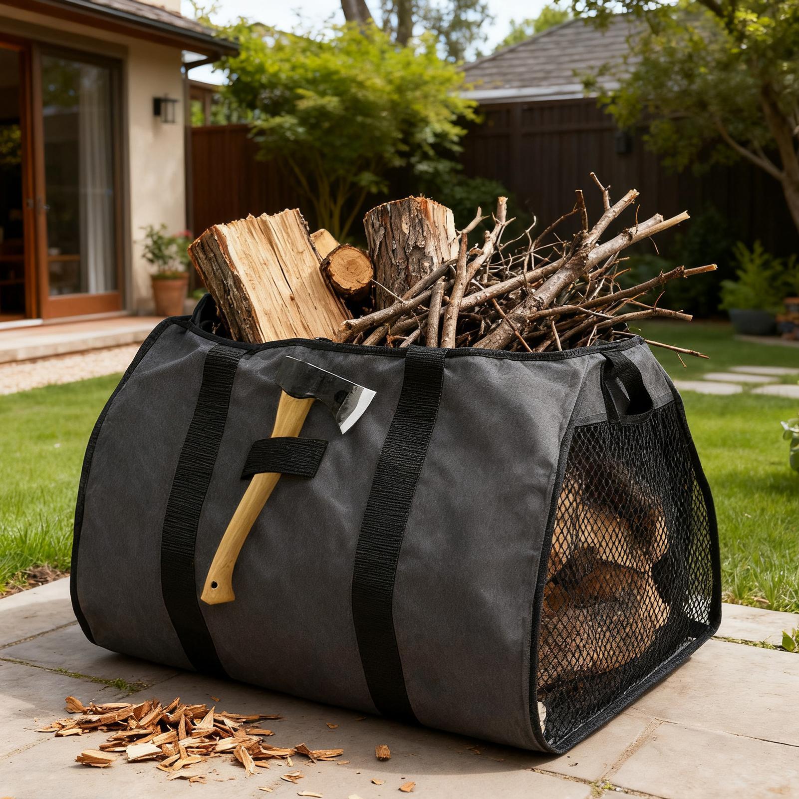 Firewood Carrier Large Portabl - Canvas Tote Bag のレビューと価格