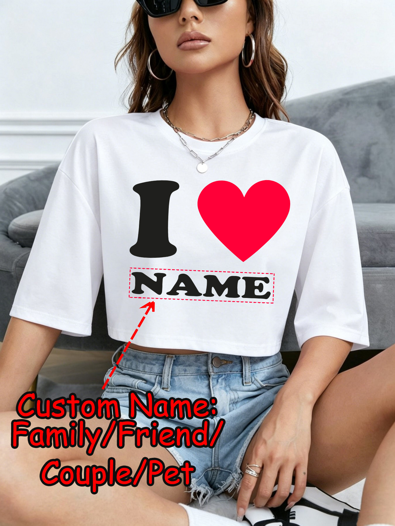 DIY Custom Name Couple Summer  - Women Fashion Names のレビューと価格