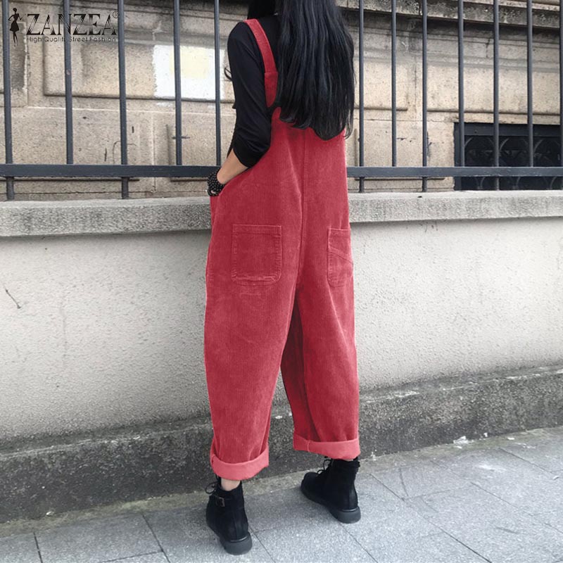 Kaftan Corduroy Overalls Women - Women'S Fashion Overalls のレビューと価格