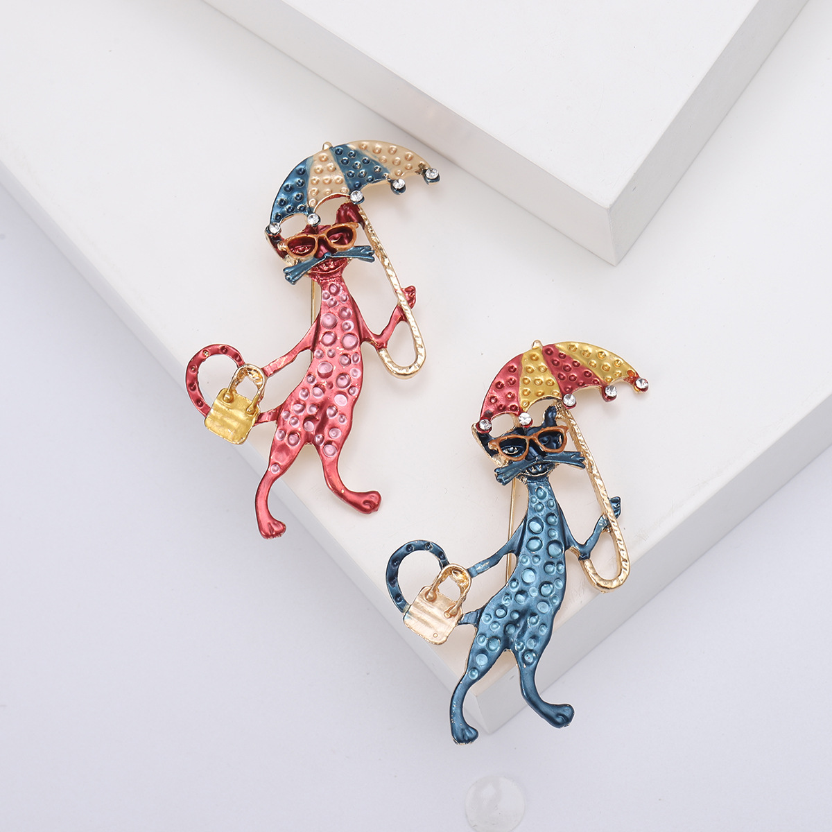 Elegant Enamel Cat Umbrella Br - Women'S Fashion Umbrella のレビューと価格