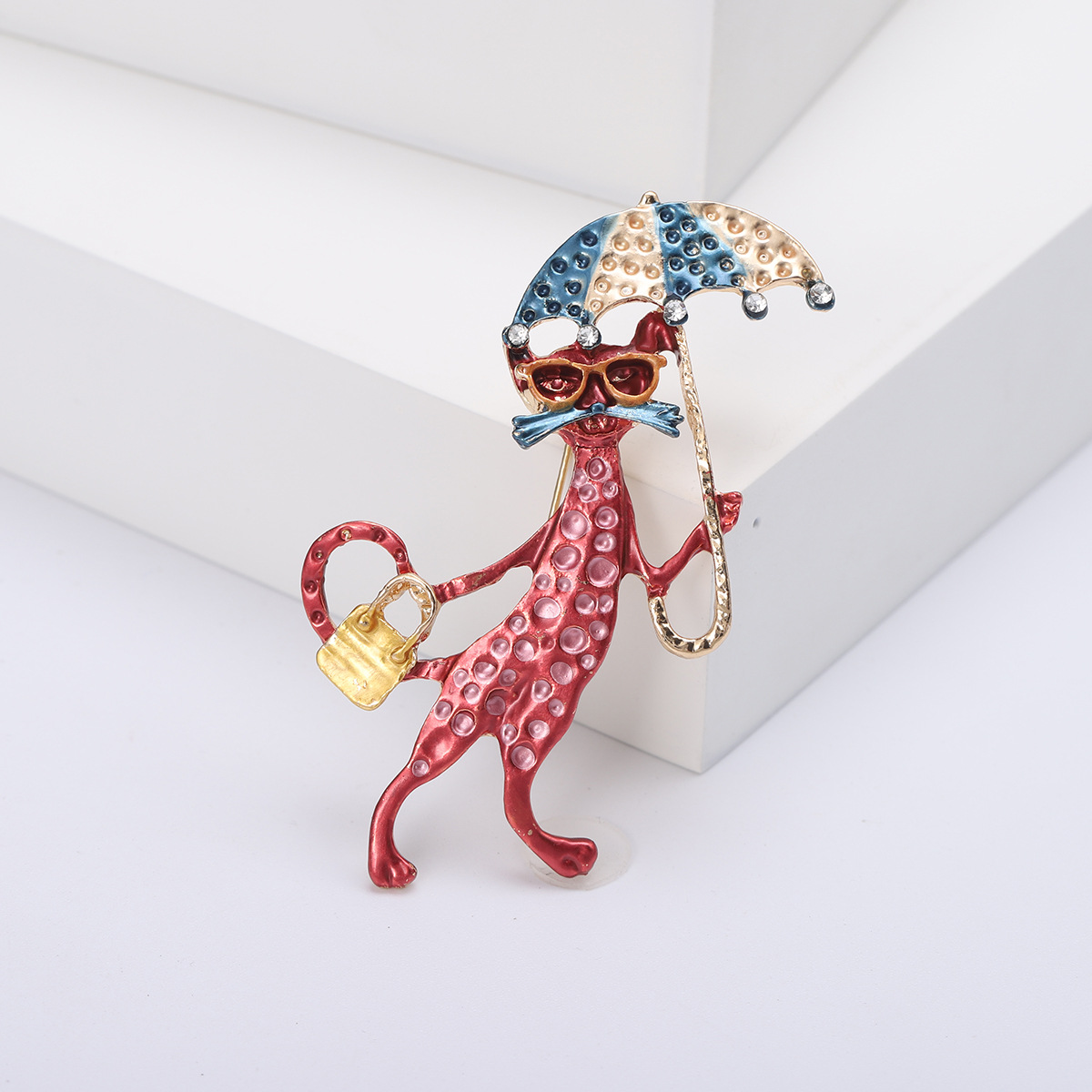 Elegant Enamel Cat Umbrella Br - Women'S Fashion Umbrella のレビューと価格
