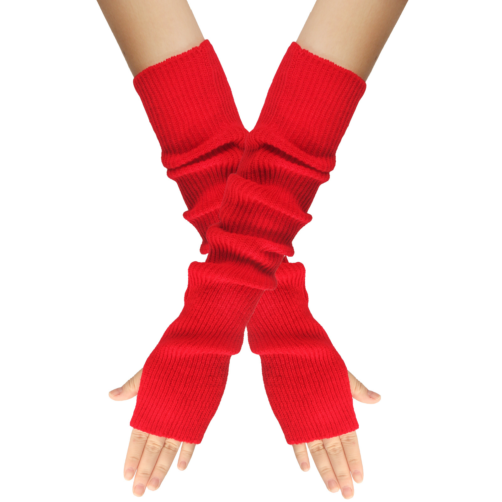 Autumn and Winter Knitted Glov - Women'S Fashion Gloves のレビューと価格