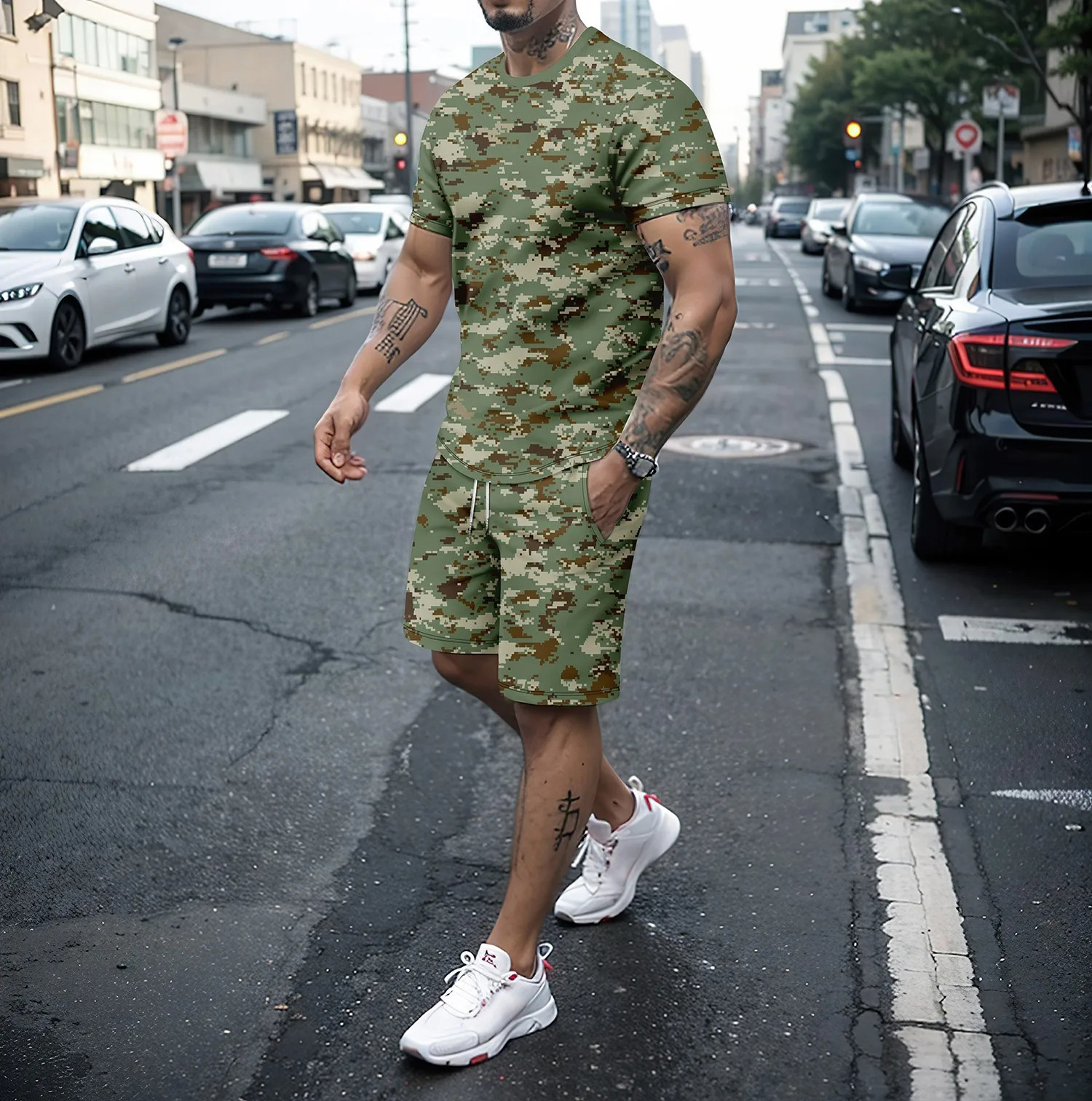 Camouflage Outdoor Tracksuits  - Women Fashion Images のレビューと価格