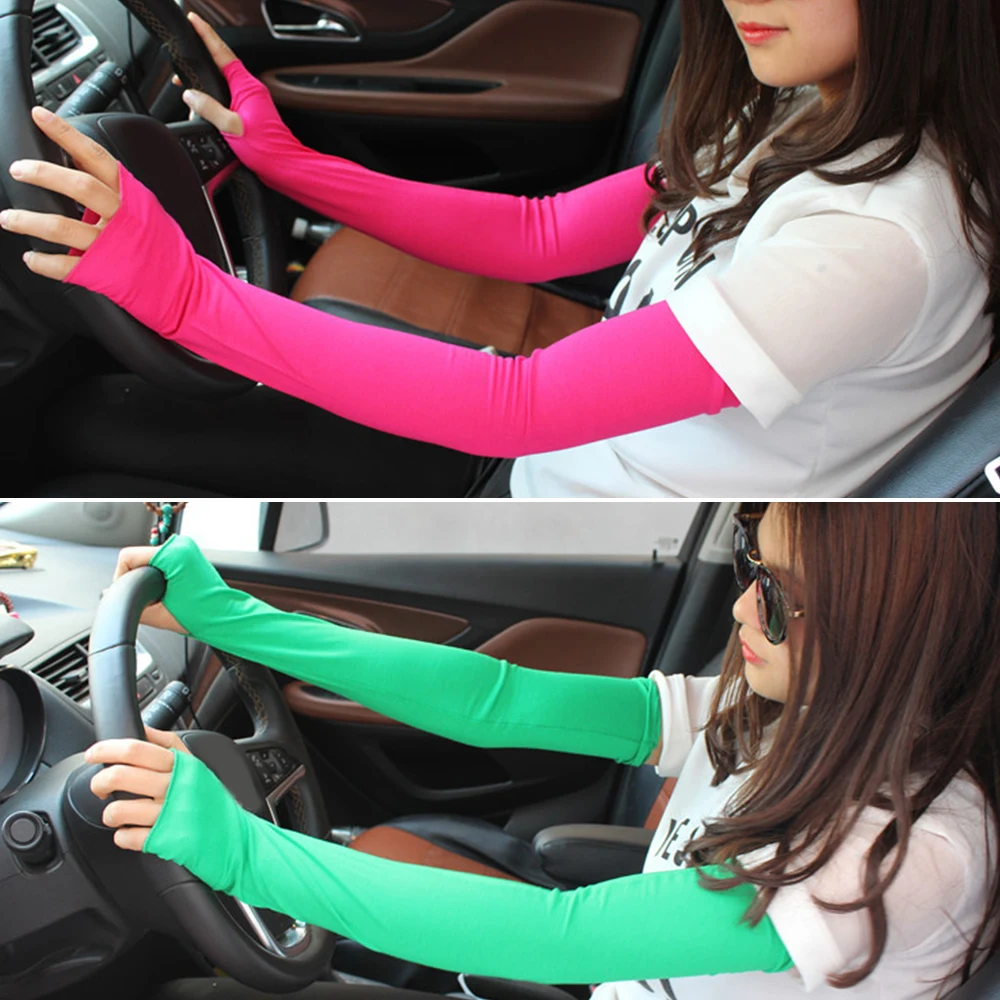 Anti UV Sun Protection Arm Sle - Women'S Fashion Gloves のレビューと価格