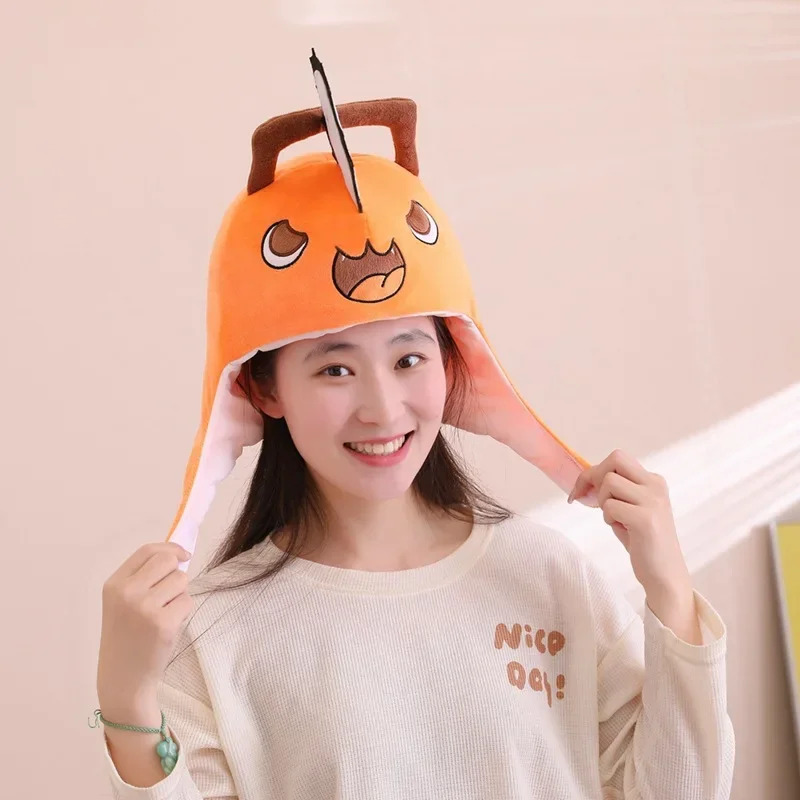 Anime Chainsaw Man Pochita Cos - Women Fashion Hats のレビューと価格