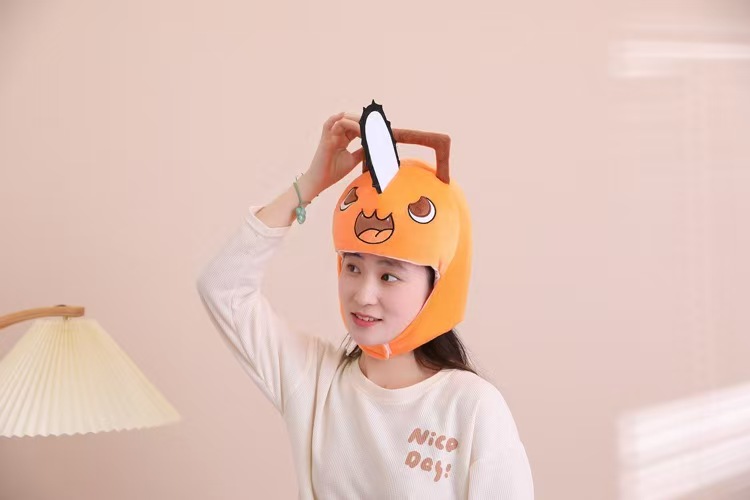 Anime Chainsaw Man Pochita Cos - Women Fashion Hats のレビューと価格