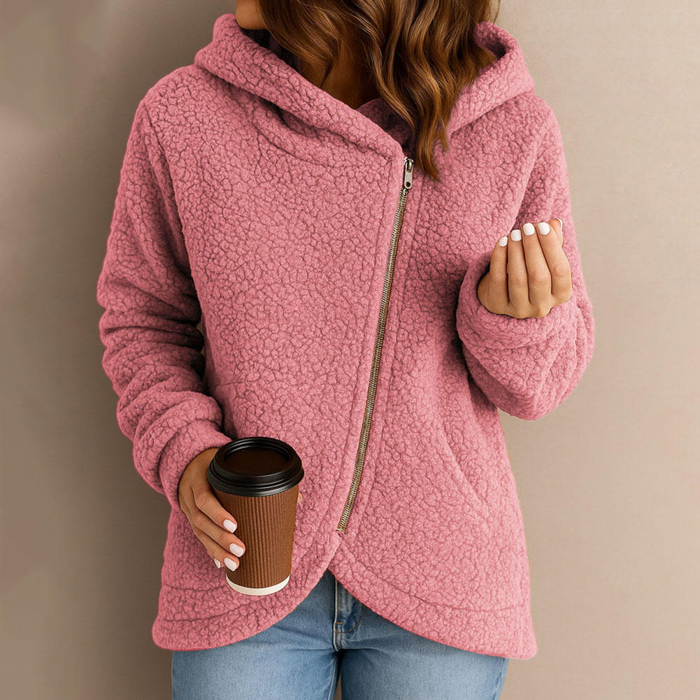 Women Warm Hooded Jacket Autum - Sherpa Coat Women のレビューと価格