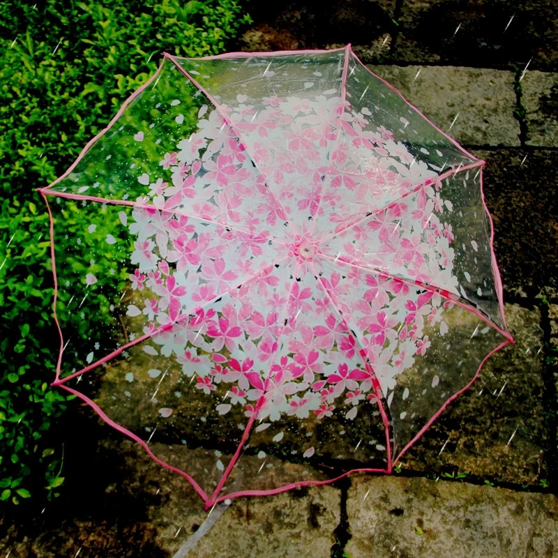 Fashion Thicken PVC Three Fold - Women'S Fashion Umbrella のレビューと価格