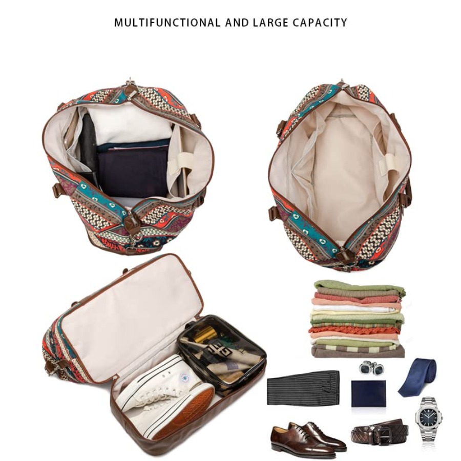 Garment Bag with Shoes Compart - Canvas Tote Bag のレビューと価格