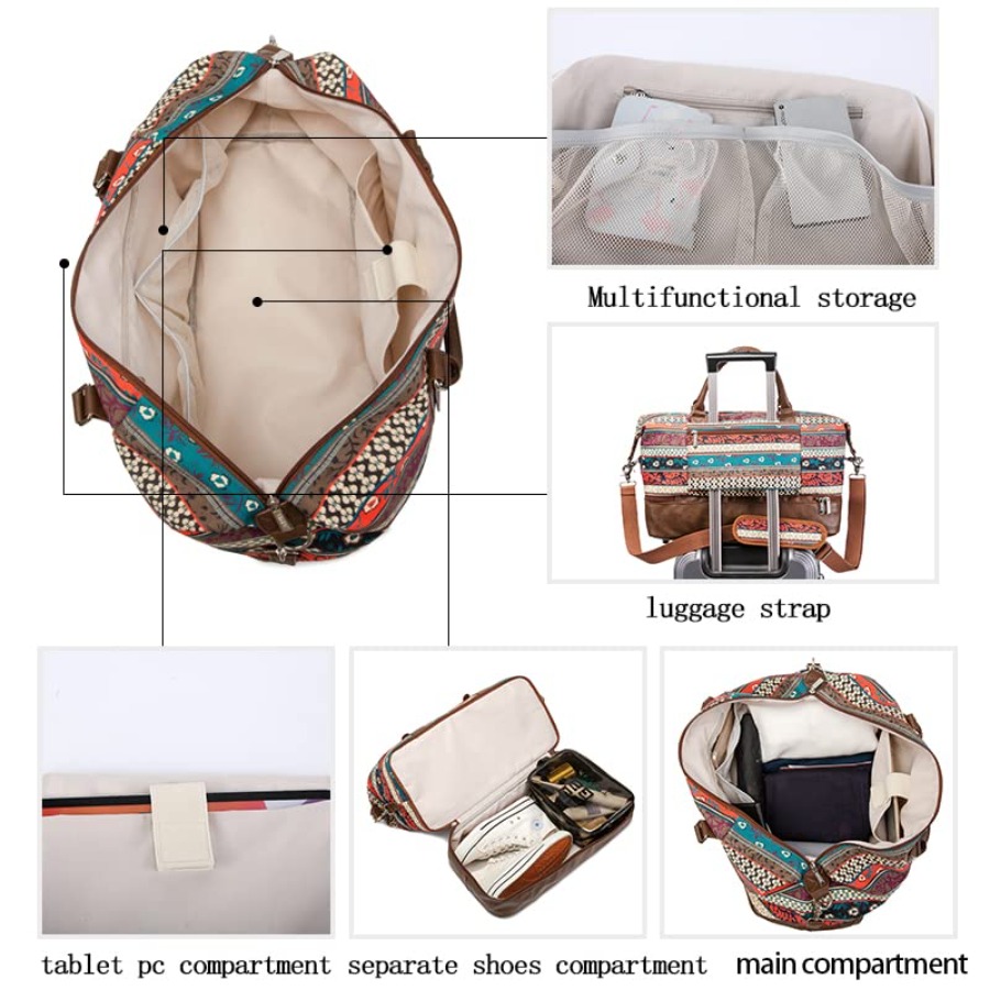Garment Bag with Shoes Compart - Canvas Tote Bag のレビューと価格