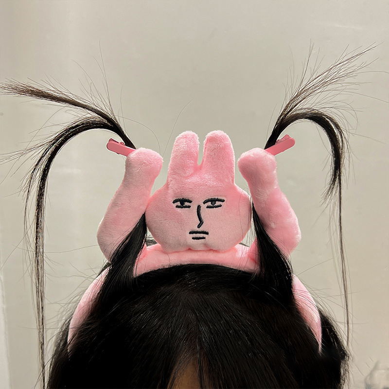 1pc Cute Pink Rabbit Ear Headb - Women Fashion Fun のレビューと価格