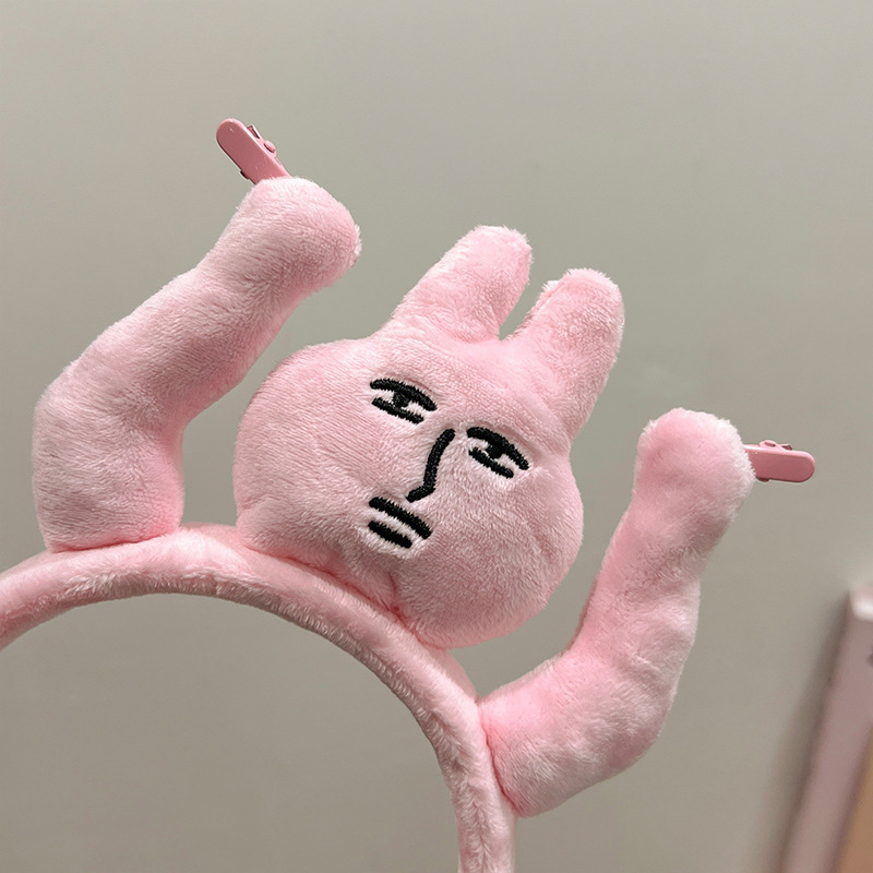 1pc Cute Pink Rabbit Ear Headb - Women Fashion Fun のレビューと価格